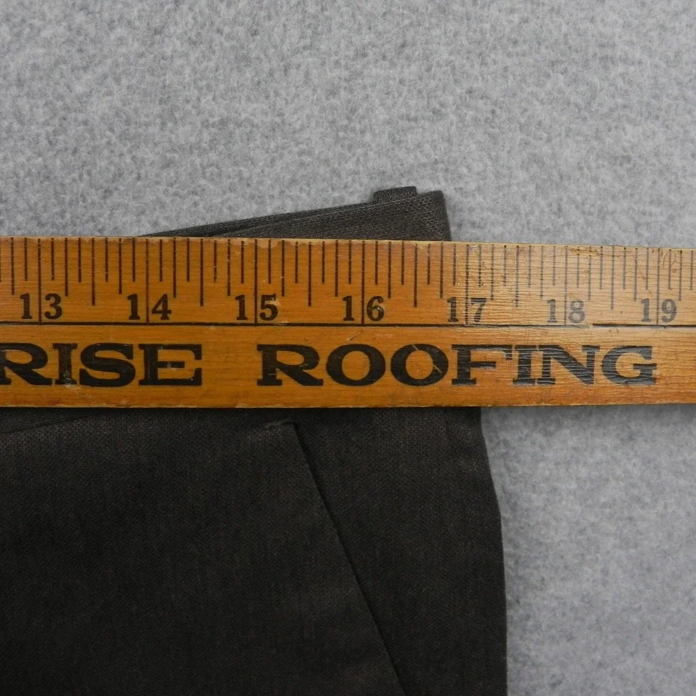 Perry Ellis Portfolio Dress Pants Mens 32x30 Slim Fit Brown Stretch Trousers